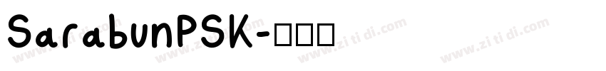 SarabunPSK字体转换
