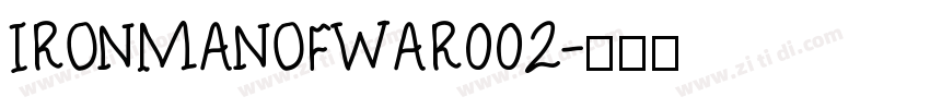IRONMANOFWAR002字体转换