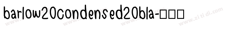 barlow20condensed20bla字体转换