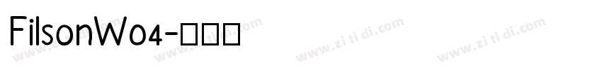 FilsonW04字体转换