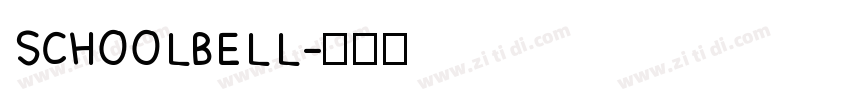 SCHOOLBELL字体转换