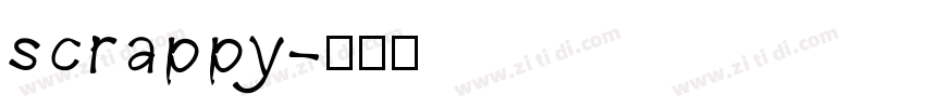 scrappy字体转换