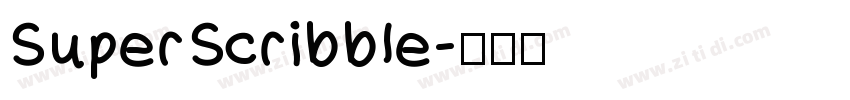 SuperScribble字体转换