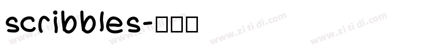 scribbles字体转换
