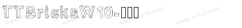 TTBricksW10字体转换