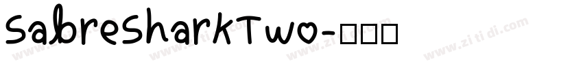 SabreSharkTwo字体转换