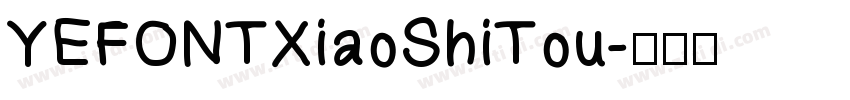 YEFONTXiaoShiTou字体转换