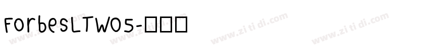 ForbesLTW05字体转换