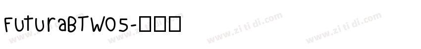 FuturaBTW05字体转换