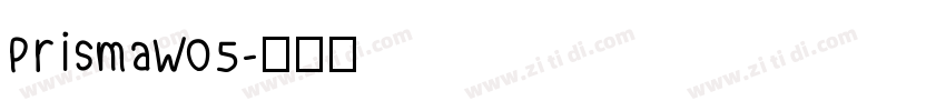 PrismaW05字体转换