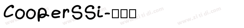 CooperSSi字体转换