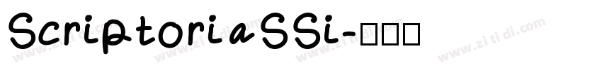 ScriptoriaSSi字体转换