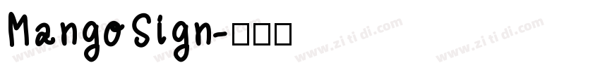 MangoSign字体转换