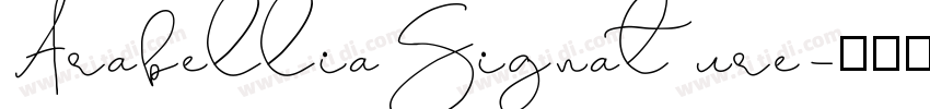 ArabelliaSignature字体转换