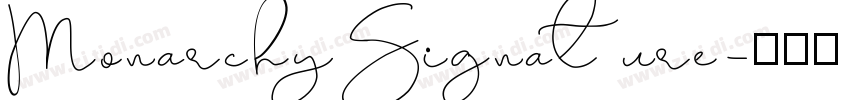 MonarchySignature字体转换