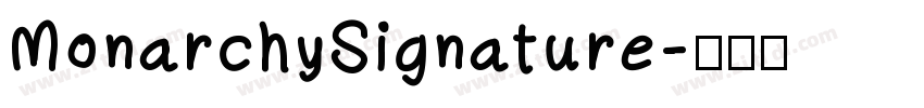 MonarchySignature字体转换