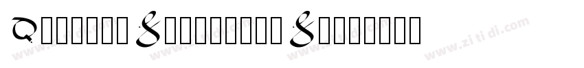 QalishaSignatureScri字体转换