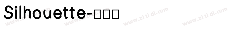 Silhouette字体转换
