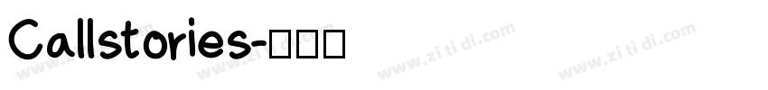 Callstories字体转换
