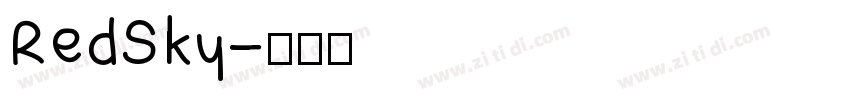 RedSky字体转换