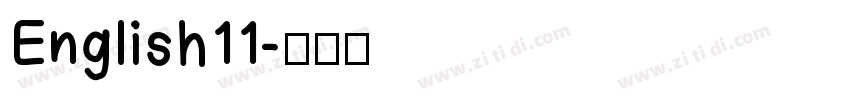 English11字体转换
