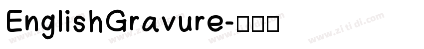 EnglishGravure字体转换