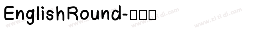 EnglishRound字体转换