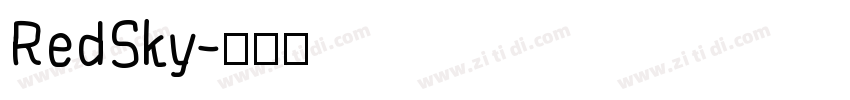 RedSky字体转换