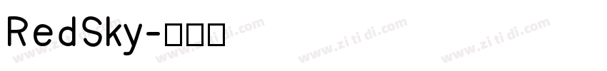 RedSky字体转换