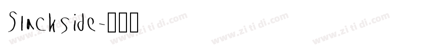 Slackside字体转换