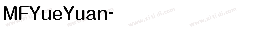 MFYueYuan字体转换