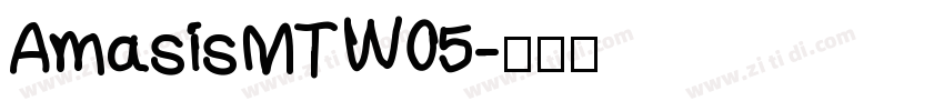 AmasisMTW05字体转换