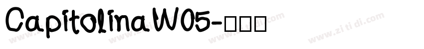 CapitolinaW05字体转换