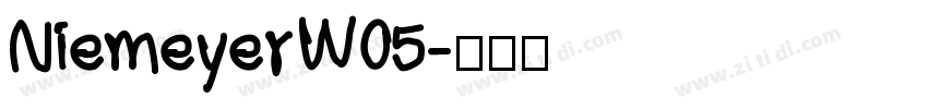 NiemeyerW05字体转换