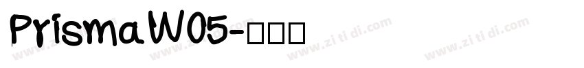 PrismaW05字体转换