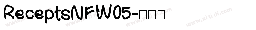 ReceptsNFW05字体转换