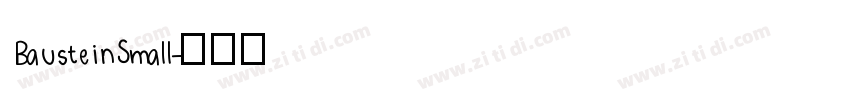 BausteinSmall字体转换 BausteinSmall字体转换