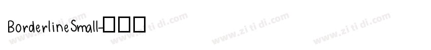 BorderlineSmall字体转换