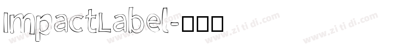 ImpactLabel字体转换
