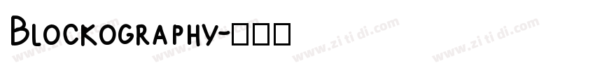 Blockography字体转换