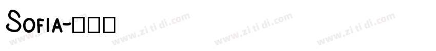 Sofia字体转换