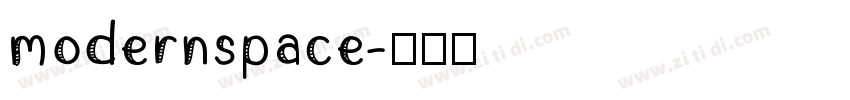 modernspace字体转换