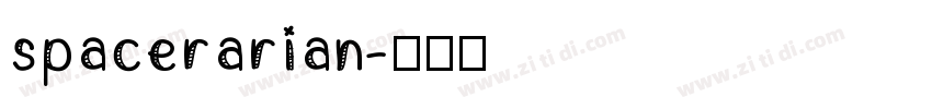 spacerarian字体转换