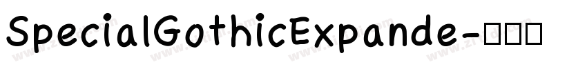 SpecialGothicExpande字体转换