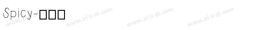 Spicy字体转换