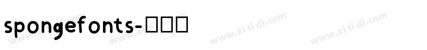 spongefonts字体转换