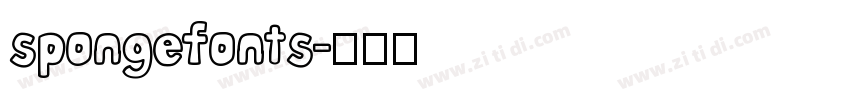 spongefonts字体转换