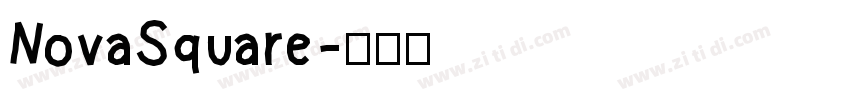 NovaSquare字体转换