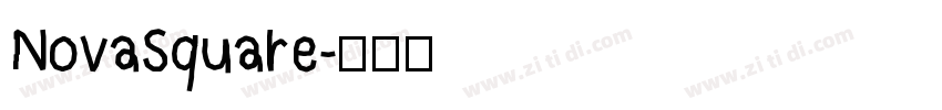 NovaSquare字体转换