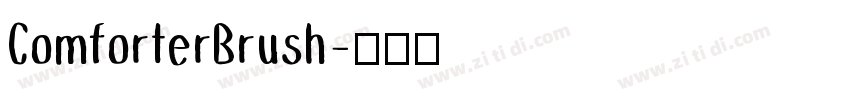 ComforterBrush字体转换